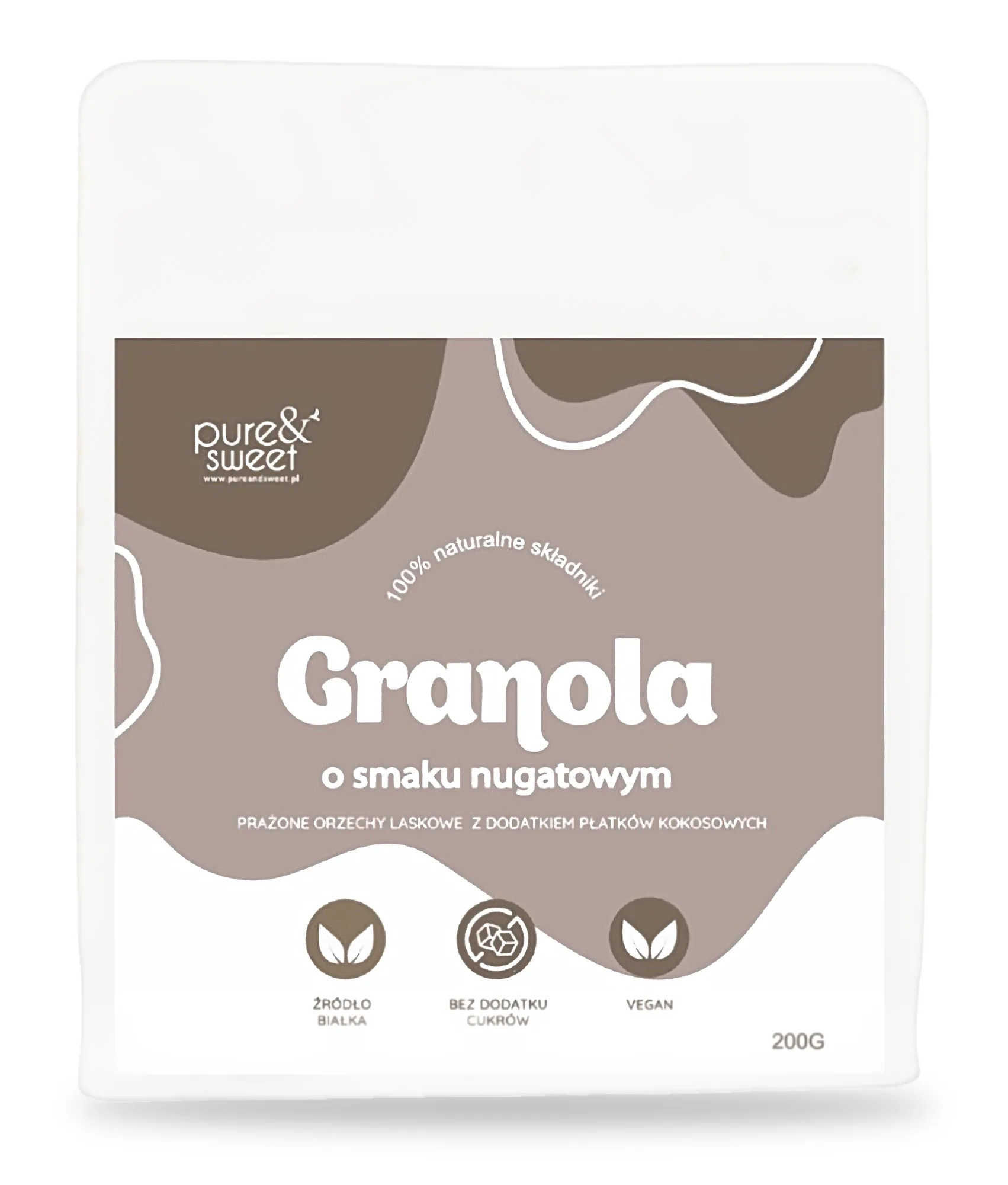 Granola o smaku nugatowym 200g