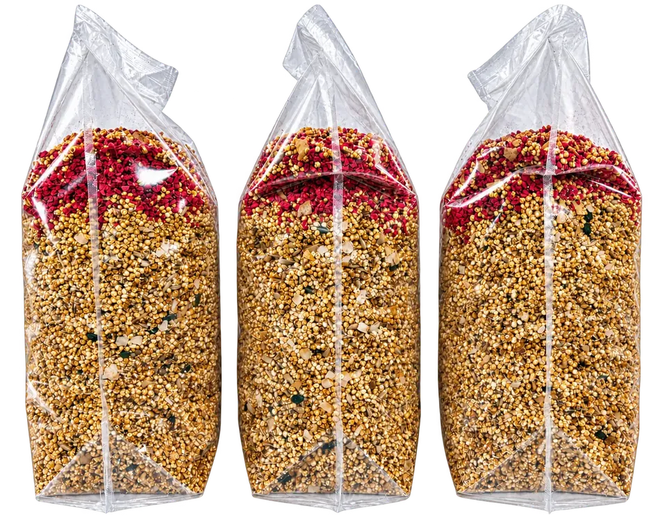 Drei Großbeutel Granola Malina&Kakao